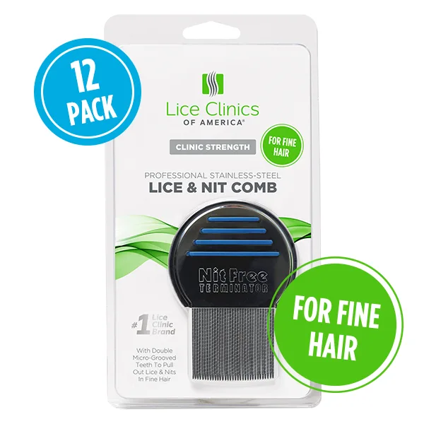 Fine Hair Professional Lice Comb<br>(Case of 12)